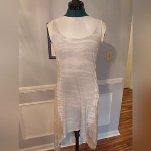 Hard Tail tie dye Tshirt dress with hi/low skirt